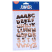 Picture of JUNIOR ALPHABET STICKER 33PCS BRONZE